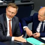 El ministro de Finanzas, Christian Lindner, en una imagen de archivo con el canciller alemán, Olaf Scholz