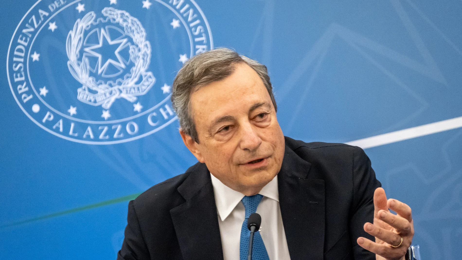 El primer ministro italiano Mario Draghi