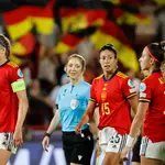 Jugadoras de la selección española