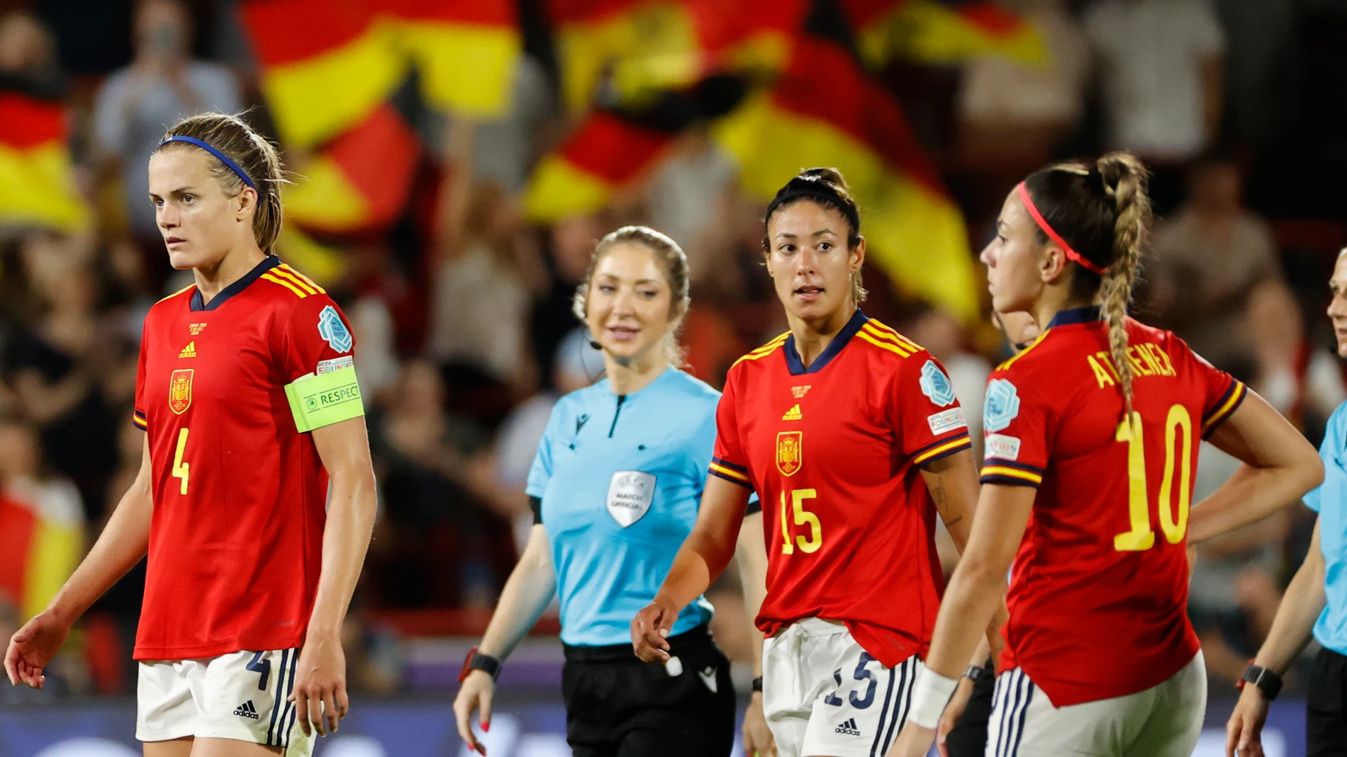 Jugadoras de la selección española
