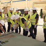 Alumnas del curso «Operaciones en la fabricación de baños industrializados»