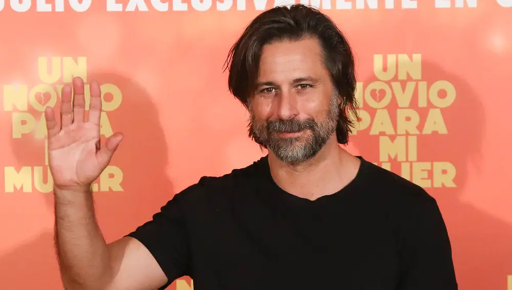 El actor Hugo Silva, durante el photocall de la película "Un novio para mi mujer"