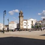 Plaza de los hermanos García Naveira, en Betanzos