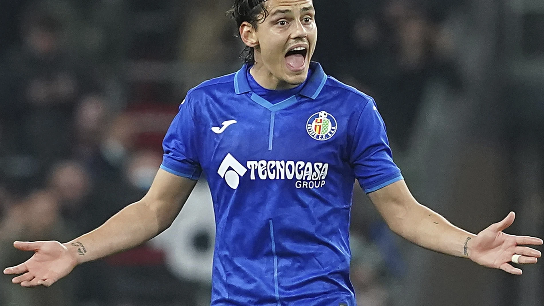 Enes Unal, delantero del Getafe
