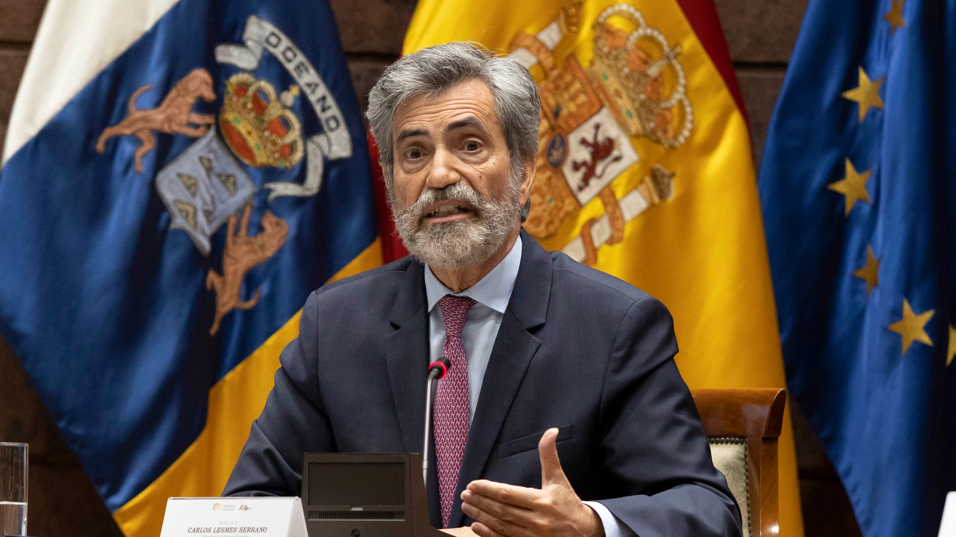 El presidente del Tribunal Supremo y del CGPJ, Carlos Lesmes