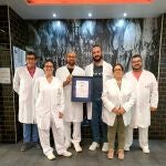 Los trabajadores de Carnavi con la distinción