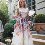 Carmen Lomana en su fiesta en el Santo Mauro.
