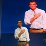 El presidente del Partido Popular, Alberto Núñez Feijóo, interviene en el XIII Congreso Regional del Partido Popular (PP) Extremadura, en la Institución Ferial de Badajoz (IFEBA), en Badajoz, Extremadura (España)