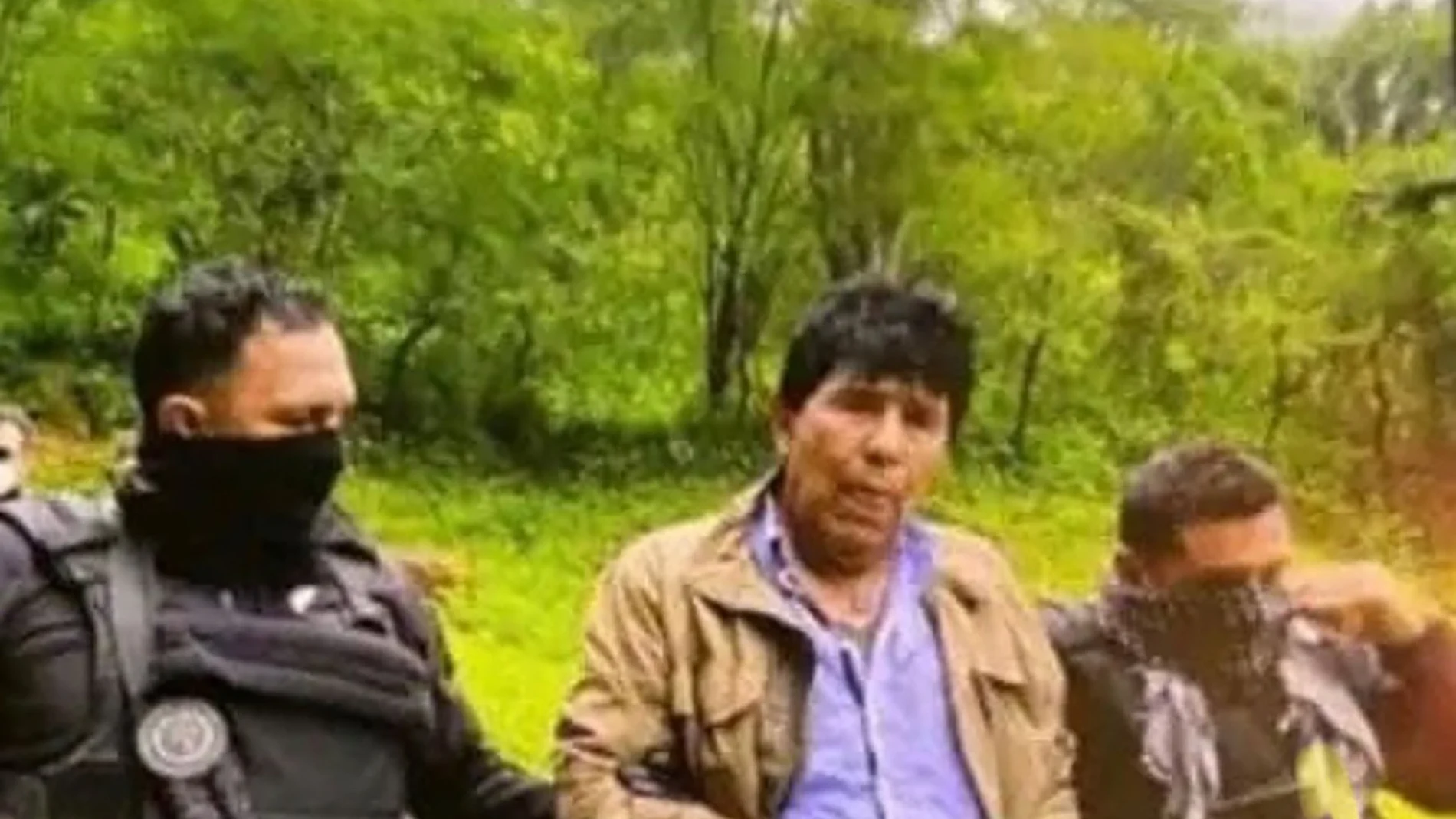 Imagen de Rafael Caro Quintero durante su detención en el estado de Sinaloa, cerca del lugar donde se crio