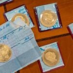 Monedas de oro de la corona austrohúngara que recibió la Generalitat
