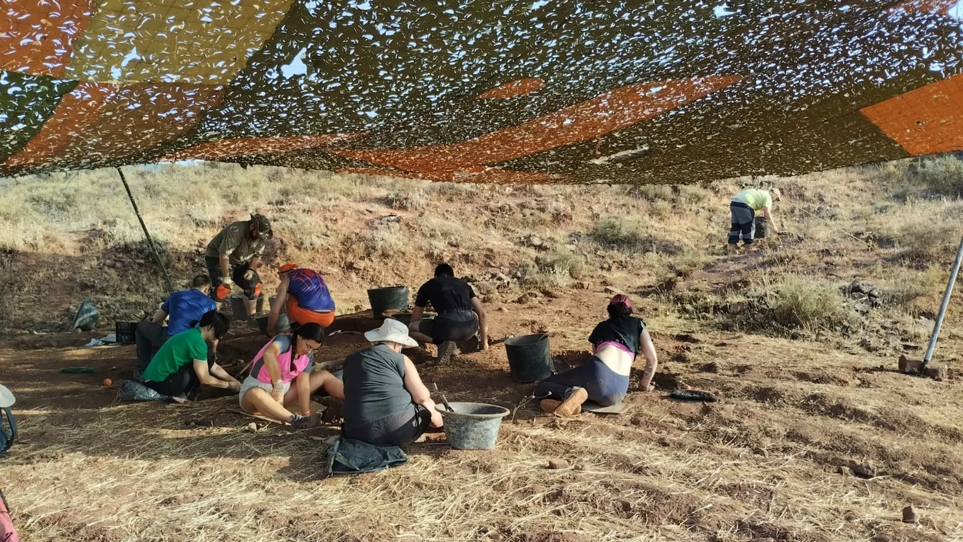 Excavaciones en la Sierra de la Demanda burgalesa