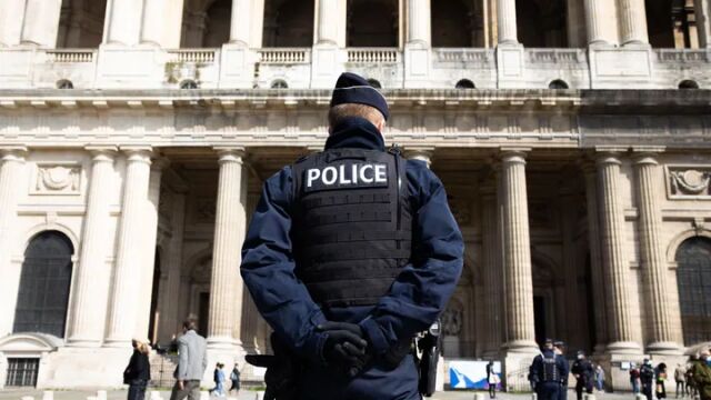 Un agente de la Policía francesa, en una imagen de archivo