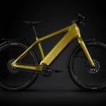 Stromer ST7 E-Bike en oro.