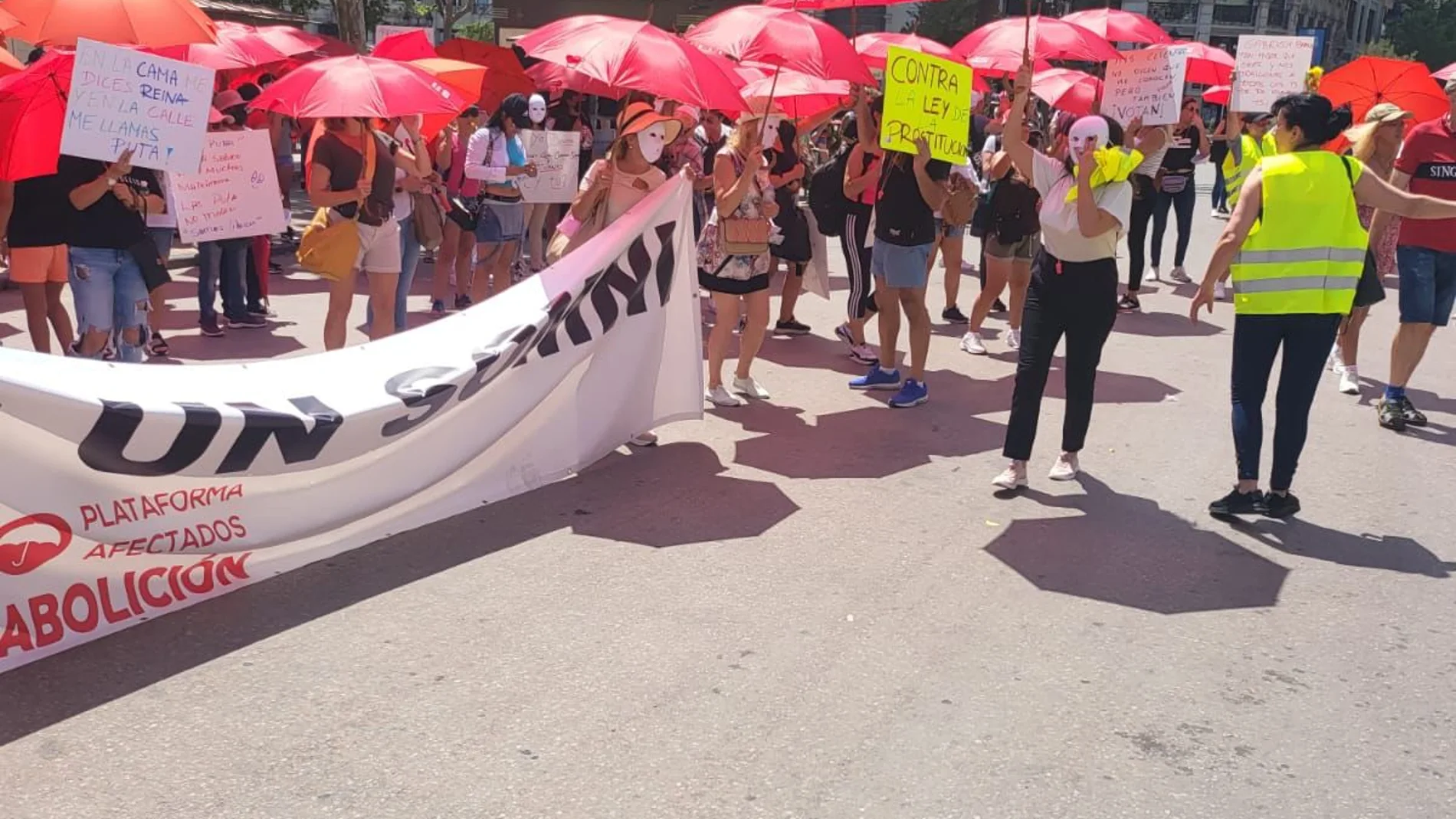 Manifestación de la Plataforma Afectados Abolición este miércoles en Valencia