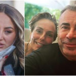 Rocío Flores, Rocío Carrasco y Jorge Javier en un montaje