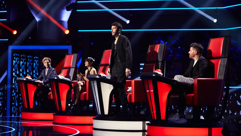 Los cuatro coaches, Bisbal, Aitana, Yatra y López tendrán que tomar la decisión más difícil