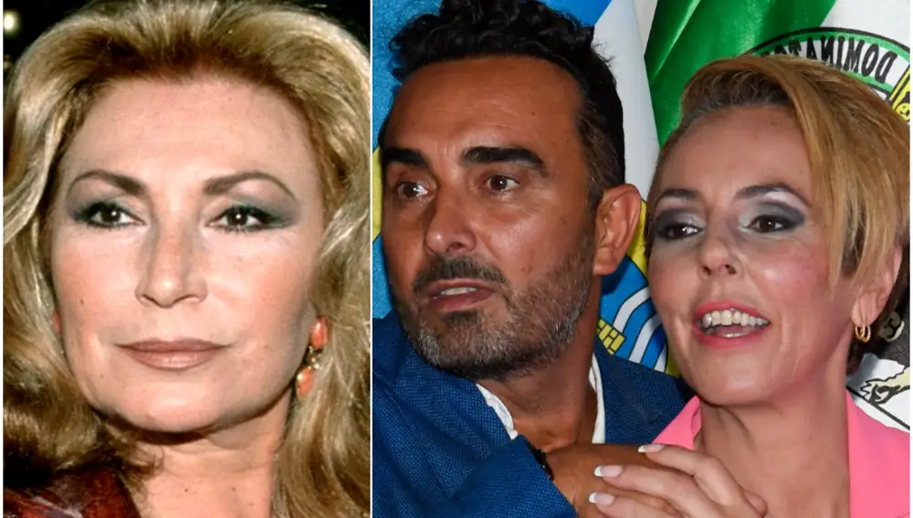 Rocío Jurado, Fidel Albiac y Rocío Carrasco en un montaje