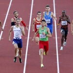 Mariano García se quedó sin fuerzas en la última recta en la semifinal de 800