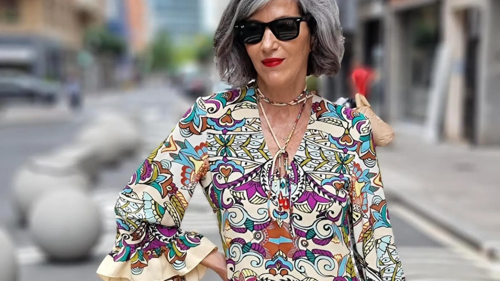 Carmen Gimen con nuevo vestido de Zara.