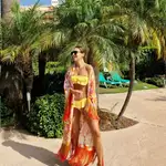 Paula Echevarría con el kimono del verano.
