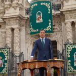 Juanma Moreno, este sábado jurando su cargo como presidente de la Junta