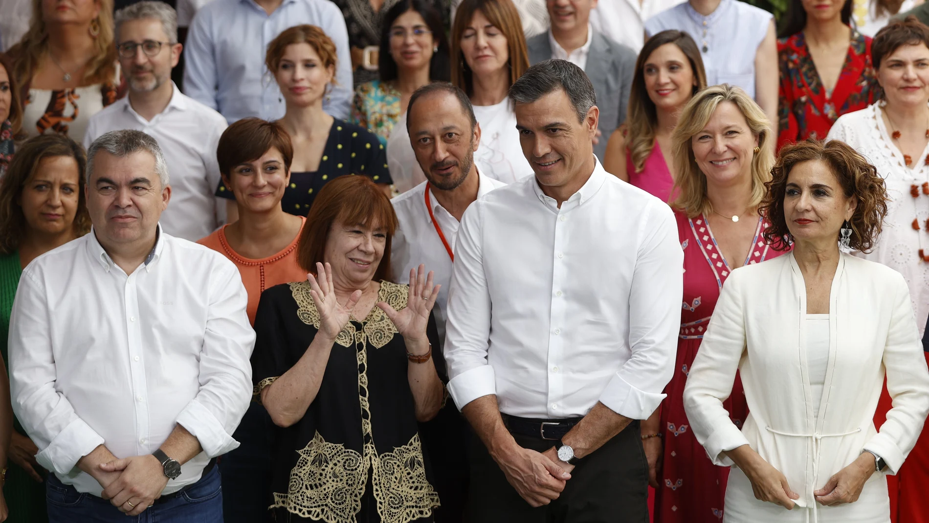 Foto de familia del Comité Federal tras los cambios en la estructura del partido