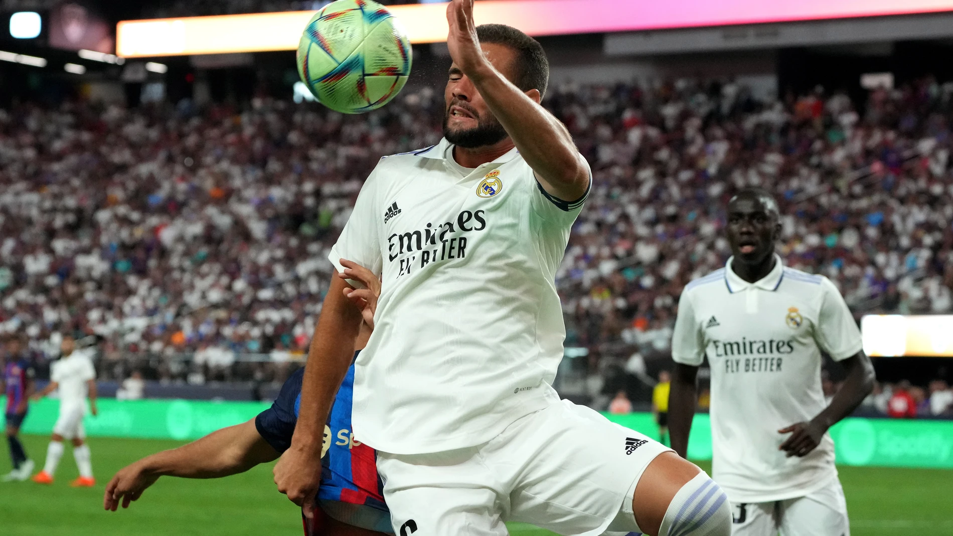 Nacho con el Real Madrid.