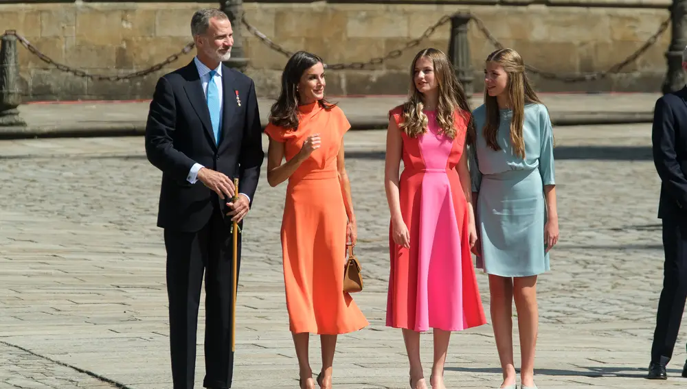 La Familia Real en Santiago de Compostela