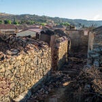 Incendio de la localidad de Quintanilla del Coco, en Burgos