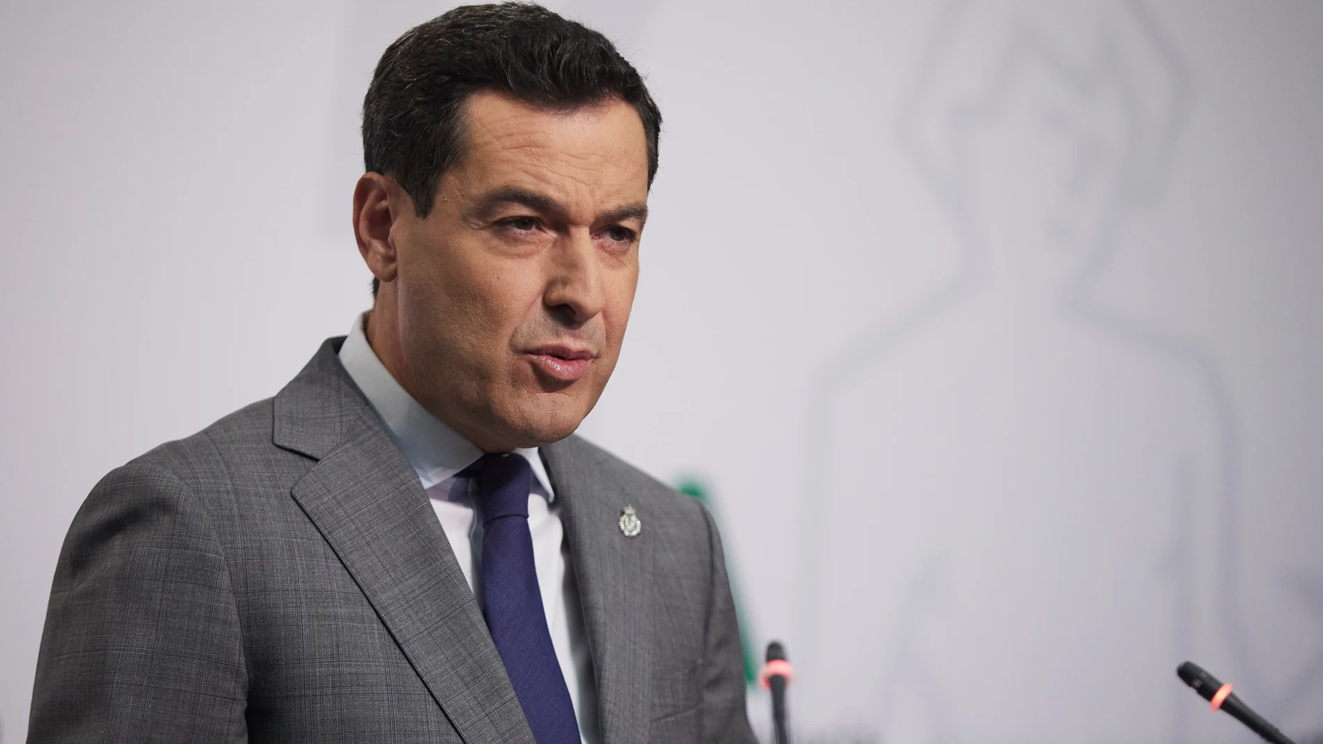 El presidente de la Junta de Andalucía, Juanma Moreno