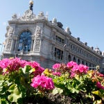 Fachada del Banco de España, en Madrid