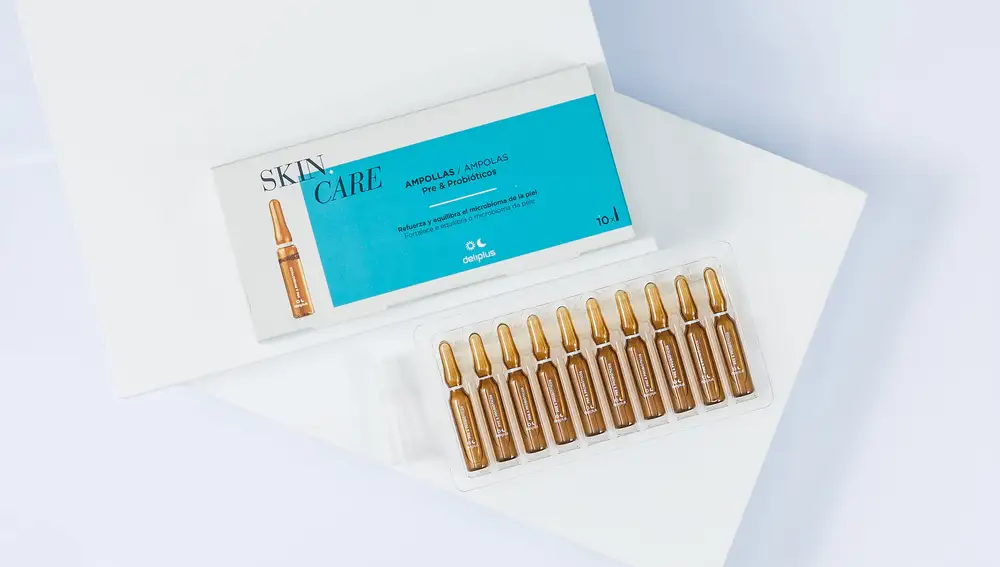 Ampollas faciales para hidratar y recuperar la elasticidad.