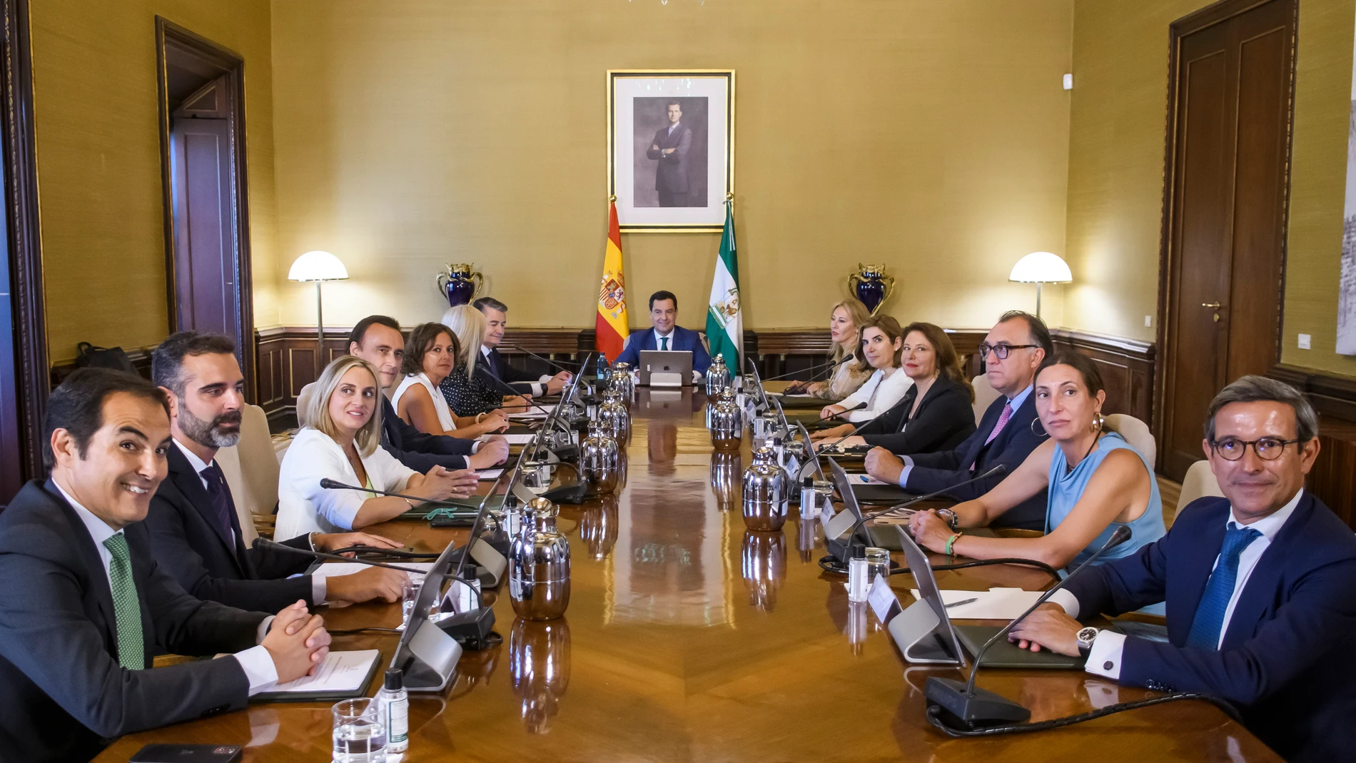 Consejo de Gobierno de la Junta de Andalucía, reunido en el Palacio de San Telmo