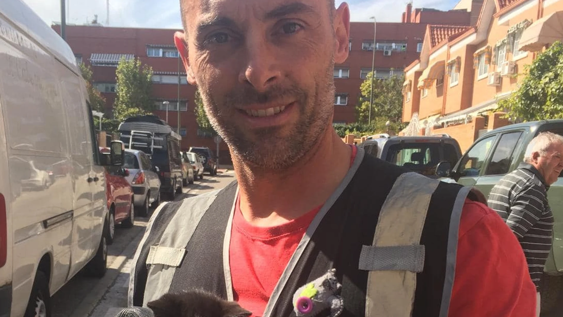 Alberto, el bombero mortalmente atropellado ayer en Madrid