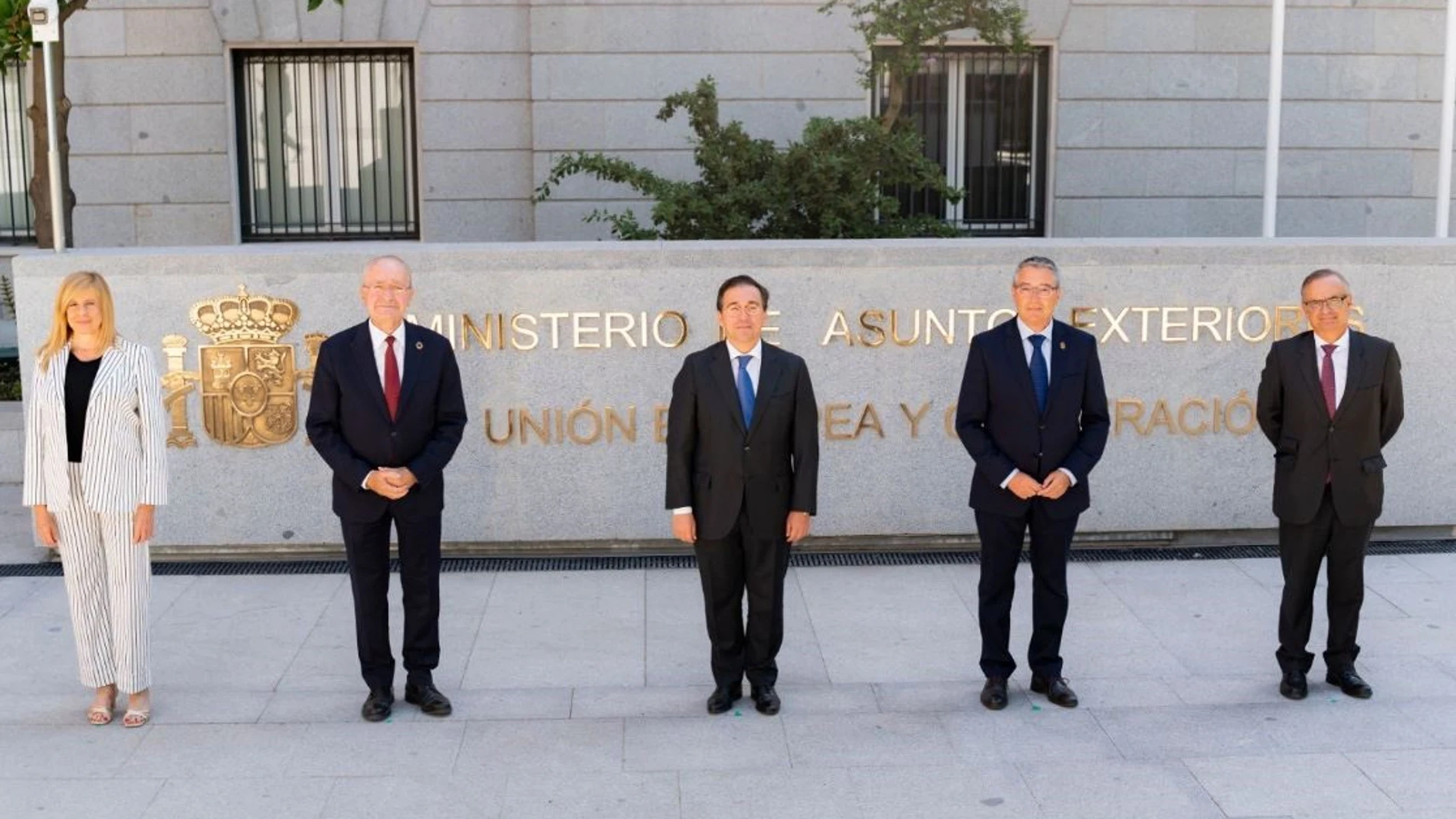 Málaga capital presenta sus credenciales para ser sede de la Expo de 2027 ante el cuerpo diplomático de España