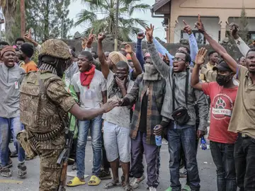 Protestas contras la misión de la ONU en la República Democrática del Congo Protestas contras la misión de la ONU en la República Democrática del Congo