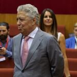 Tomás de Burgos, en el Parlamento andaluz