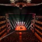 Vista del Teatro Real donde Pablo López dio un concierto con un solo de piano y voz