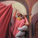 Esta pintura de Oleg Shupliak se titula “Ivan el Terrible mata a su hijo”.