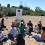 Participantes del proyecto Life Vía de la Plata en uno de los dos talleres celebrados este mes de julio