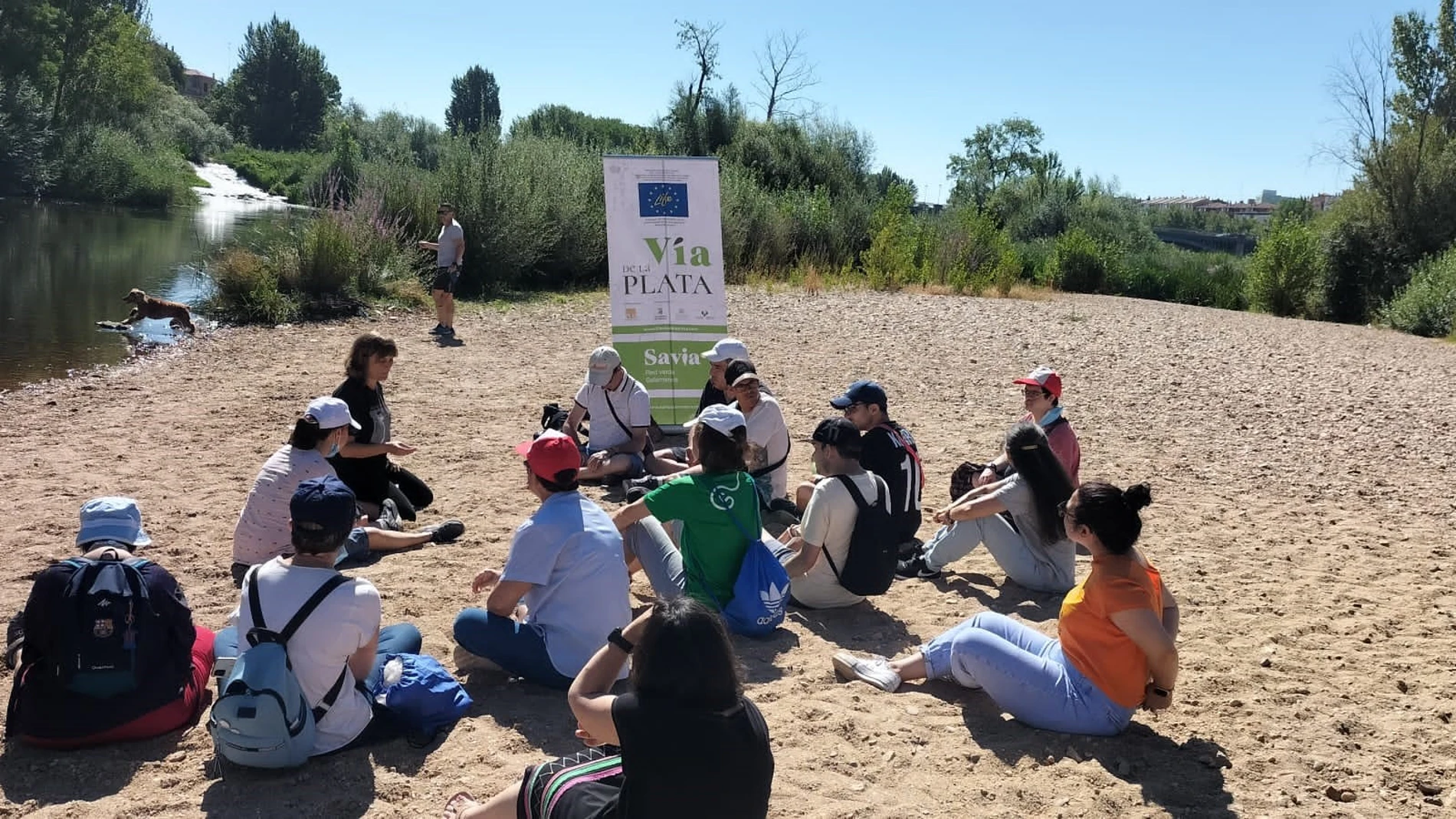 Participantes del proyecto Life Vía de la Plata en uno de los dos talleres celebrados este mes de julio