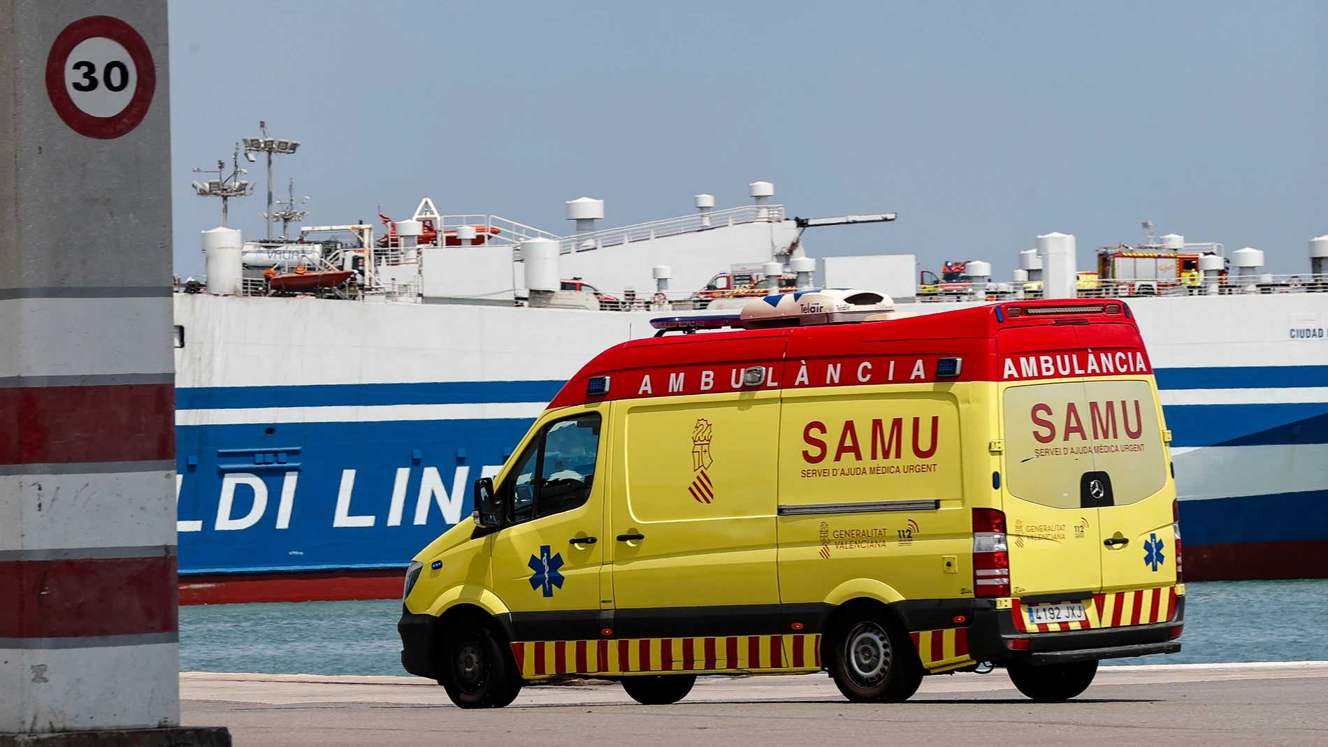 Imagen de archivo de una ambulancia