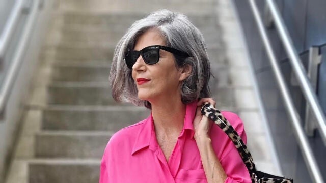Carmen Gimeno con vestido de Zara y alpargatas de Parfois.