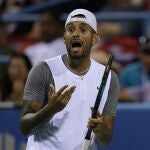 Nick Kyrgios, en un instante de su partido ante Tommy Paul en Washington
