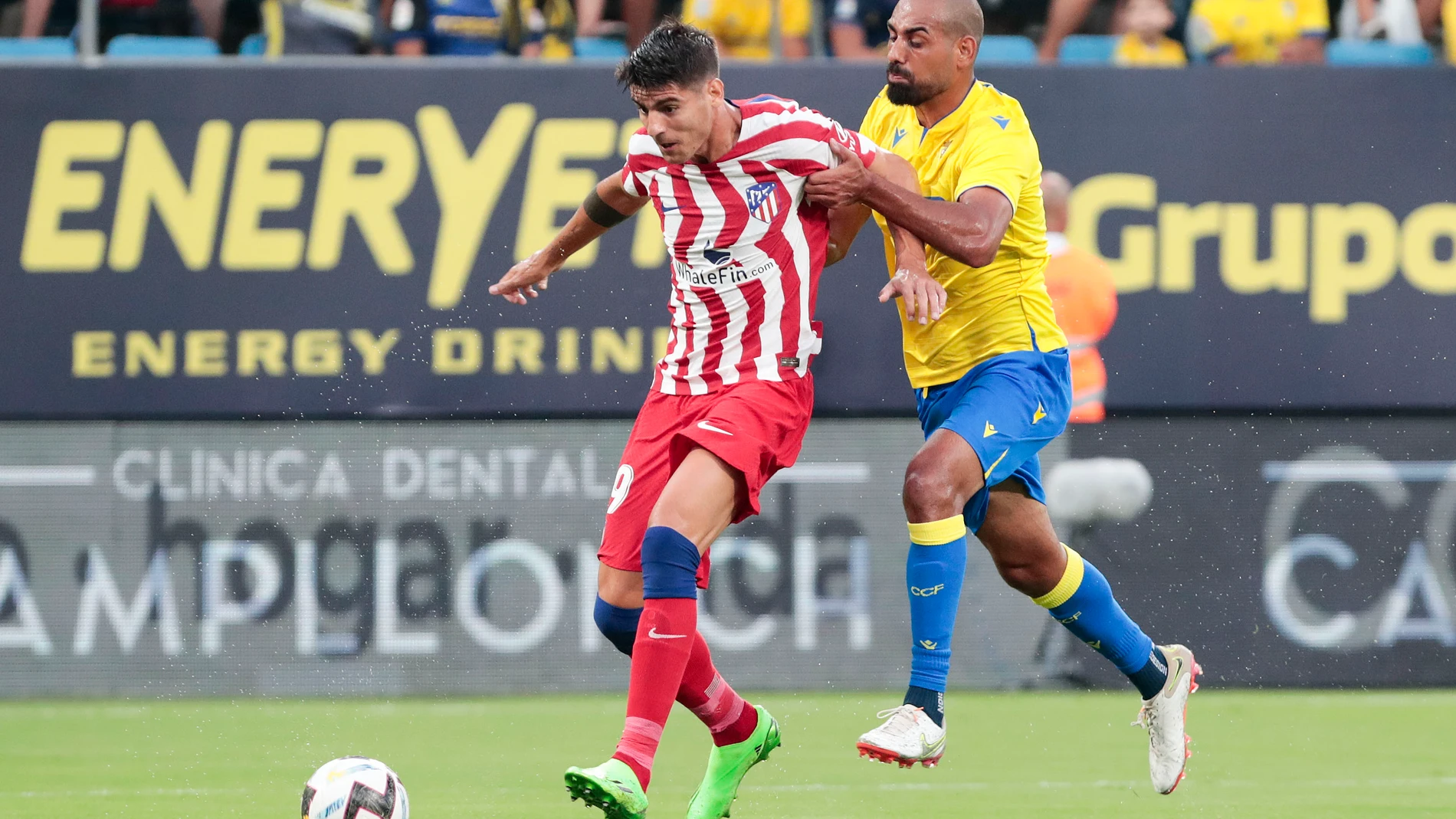 Álvaro Morata con el Atlético de Madrid. EFE/Román Ríos.