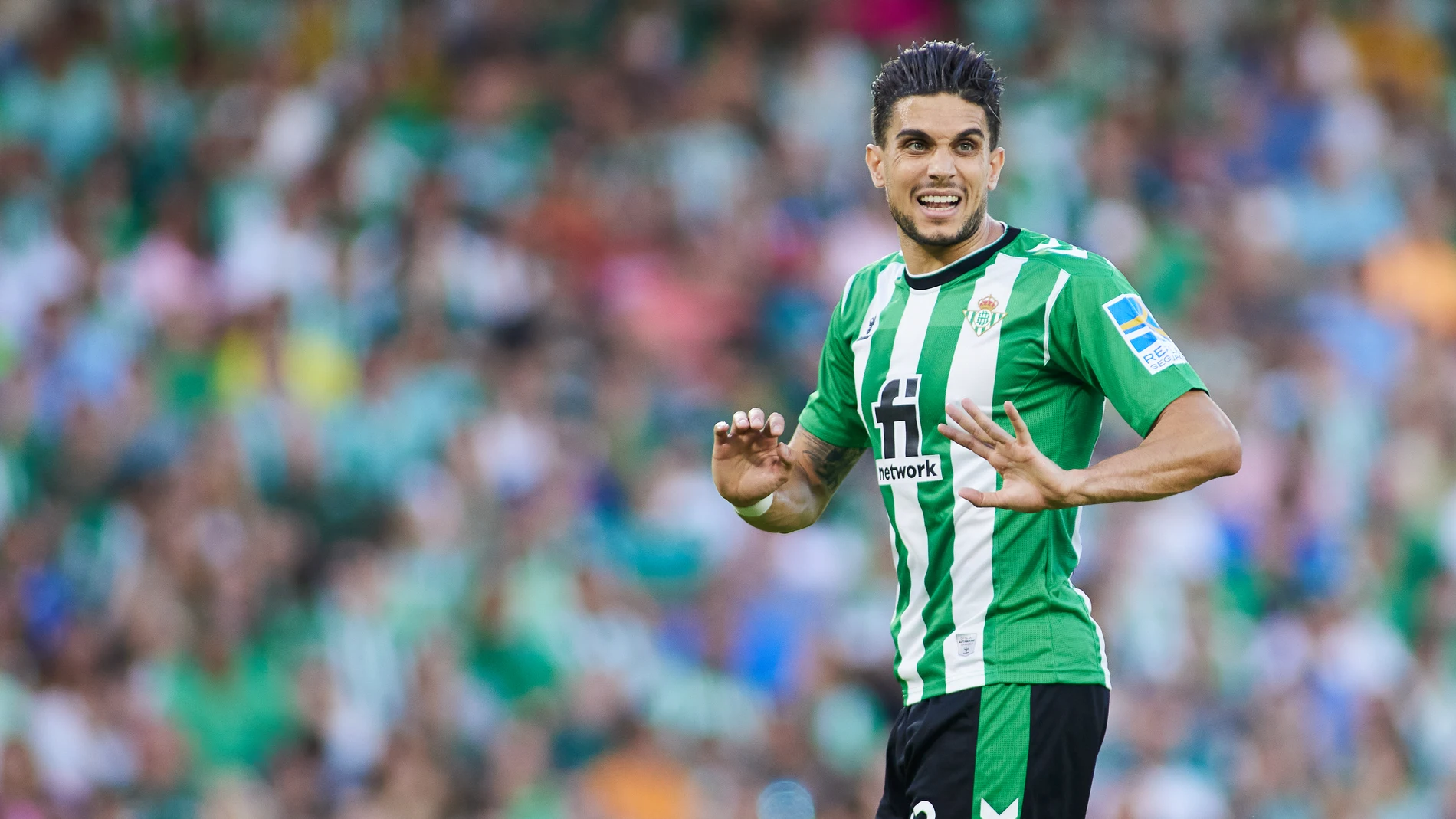 Marc Bartra, el pasado 6 de agosto durante el partido de presentación del Betis, ante la Fiorentina
