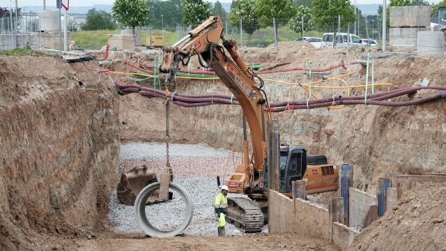 Obras de conexión de las redes de saneamiento de La Cistérniga y parte de Laguna de Duero a la estación depuradora de aguas residuales de Valladolid