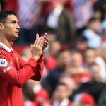 Cristiano Ronaldo con el Manchester United.