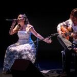 La cantante de arte flamenco María José Llergo, en el Real Coliseo de Carlos III de El Escorial (Madrid). COMUNIDAD DE MADRID 08/08/2022