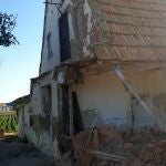 La barraca del Coixo Navarro, en Alboraia, tras los derrumbes sufridos el pasado mayo